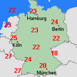 Vorhersage Mo, 04.08. Deutschland