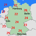 Vorhersage Sa, 06.06. Deutschland