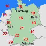 Vorhersage So, 14.06. Deutschland